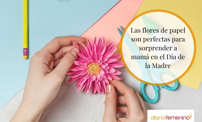 Cómo hacer flores de papel para el Día de la Madre