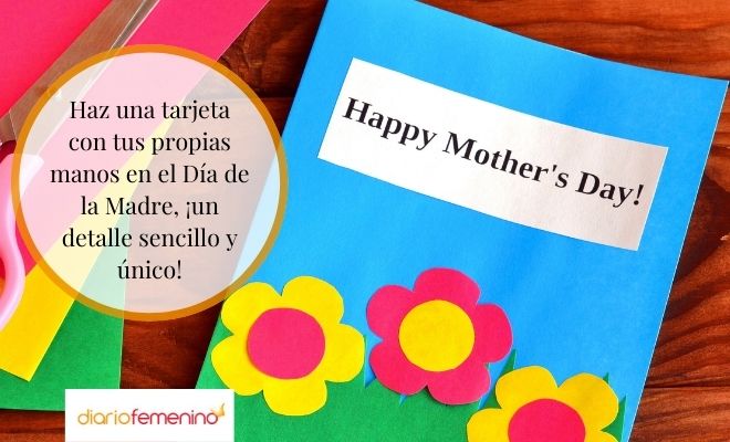 Tarjeta decorada para el Día de la Madre