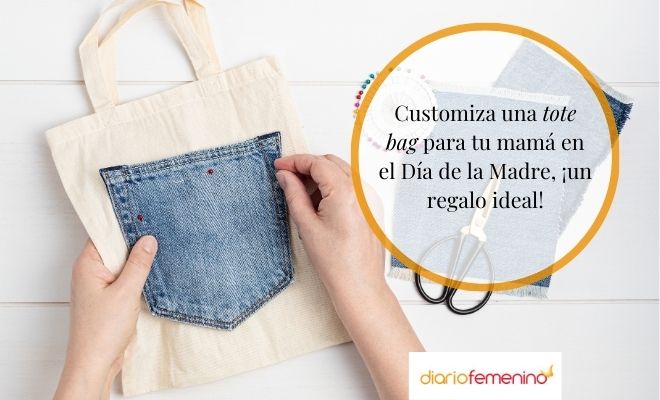 Manualidad de tote bag por el Día de la Madre