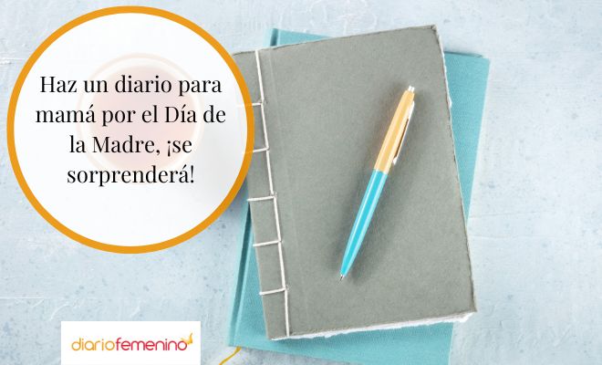 Haz un diario o una agenda para tu mamá en el Día de la Madre