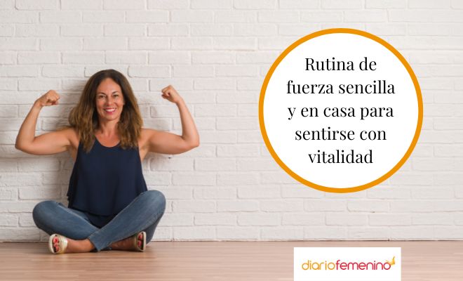 Rutina de fuerza en casa para aumentar la vitalidad en tu día a día
