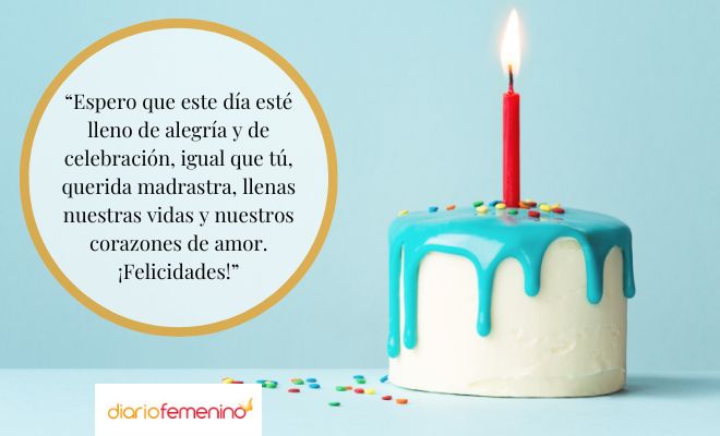 Lindas felicitaciones de cumpleaños para mi madrastra