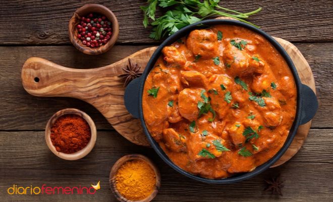Deliciosa receta de pollo tikka masala
