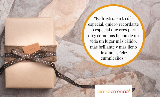 Deseos de feliz cumpleaños para un padrastro