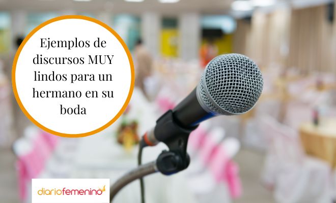 Discursos para la boda de un hermano