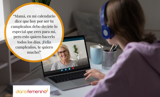 Frases y saludos para mamá que está lejos en su cumpleaños