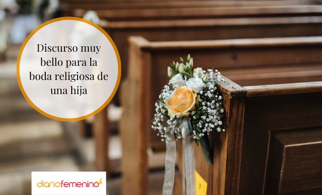 Discurso para la boda religiosa de mi hija