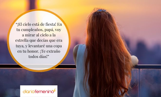 Felicitaciones de cumpleaños para un papá fallecido
