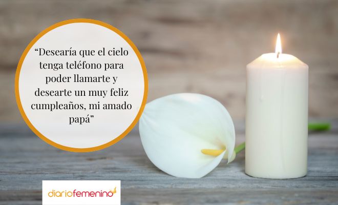 Dedicatorias de cumpleaños para un padre fallecido