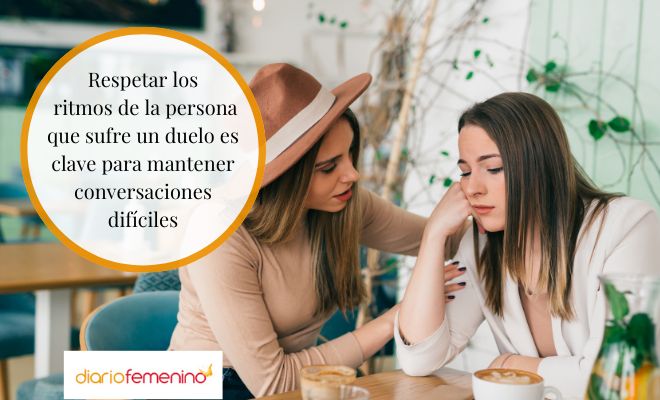 Cómo hablar sobre un duelo con la persona que lo sufre