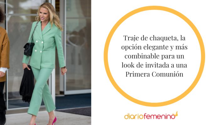 Los trajes de chaqueta son perfectos para llevar en una Primera Comunión