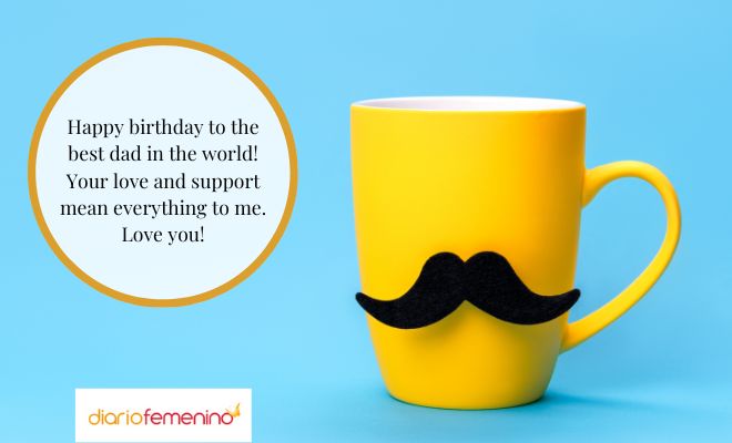 Mensajes de cumpleaños en inglés para papá