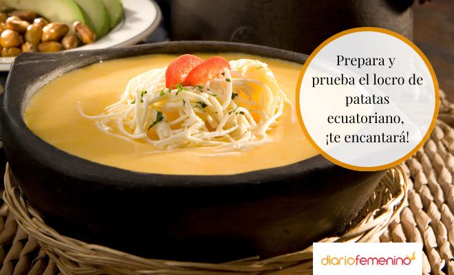 Recetas ecuatorianas: locro de patatas
