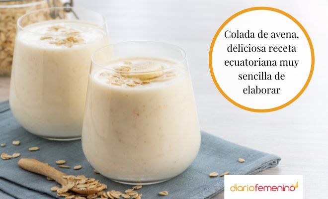 Receta de colada de avena ecuatoriana