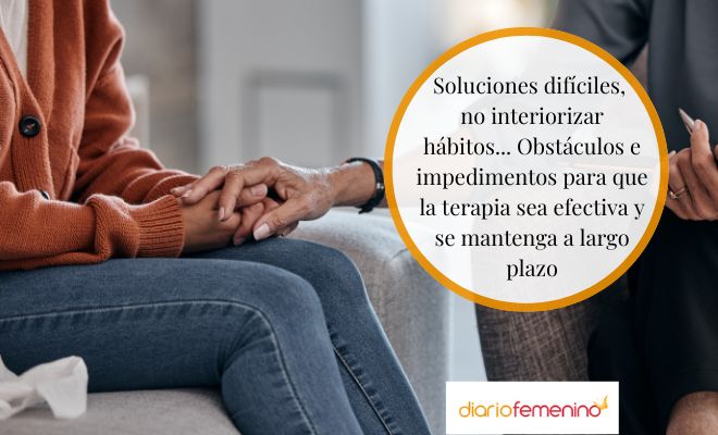 Obstáculos que hacen que los beneficios de la terapia no se mantengan
