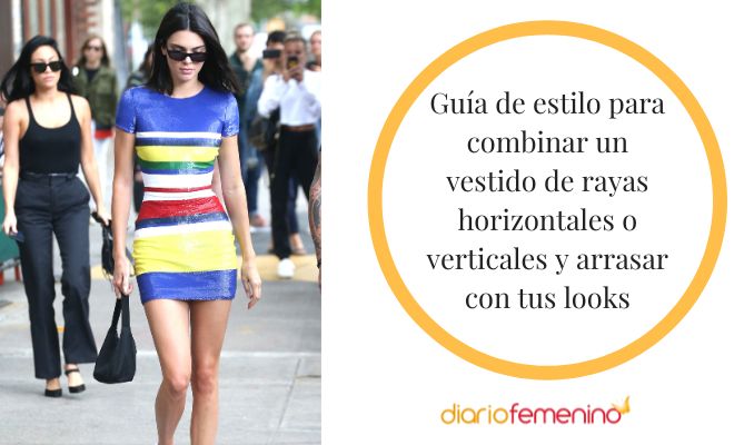 Ideas de looks con un vestido de rayas verticales u horizonales