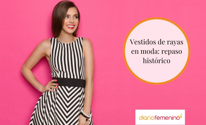 La historia de los vestidos de rayas