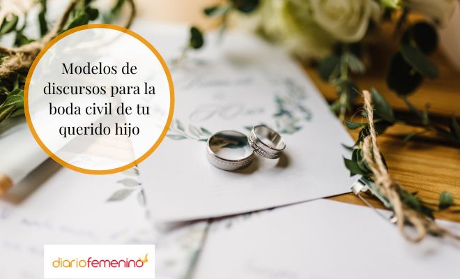 Ideas de discursos de boda civil para dedicar a tu hijo