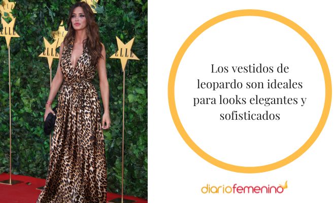 Ideas de looks elegantes con vestido de leopardo