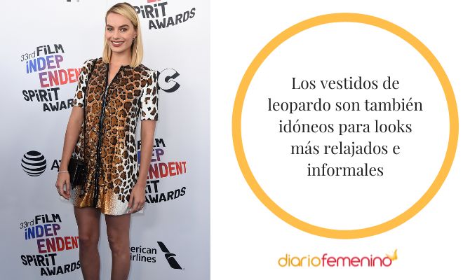 Looks informales con vestido de leopardo