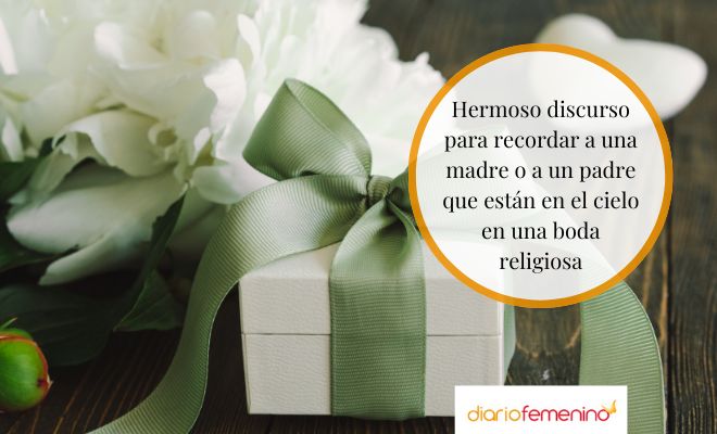 Discurso para recordar a una madre o a un padre fallecidos en una boda religiosa