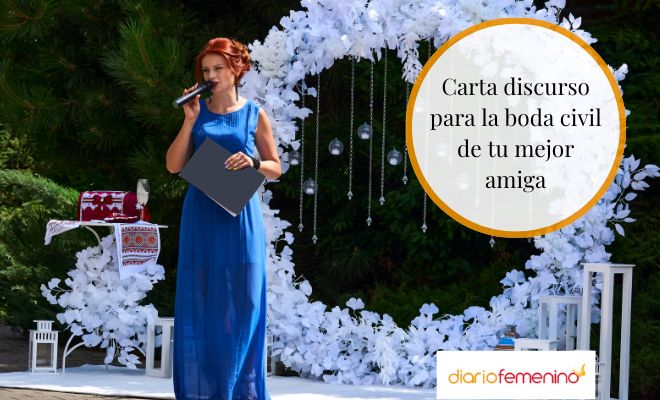 Ejemplo de discurso para la boda civil de mi mejor amiga