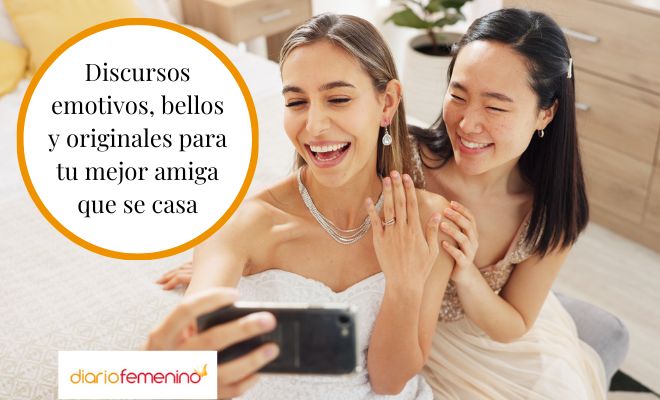 Ideas y ejemplos de discursos de boda para mi amiga