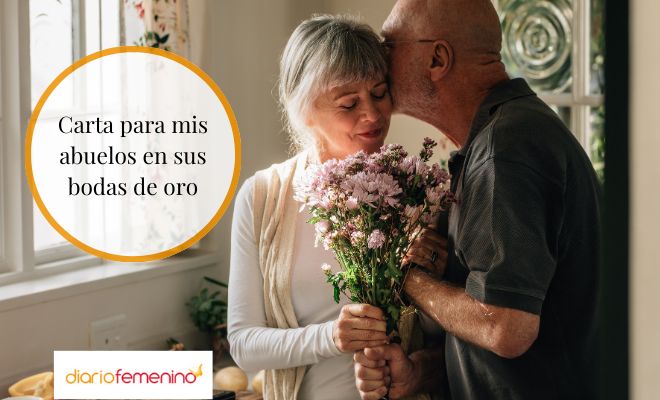 Carta para dedicar a mis abuelos en sus 50 años de casados