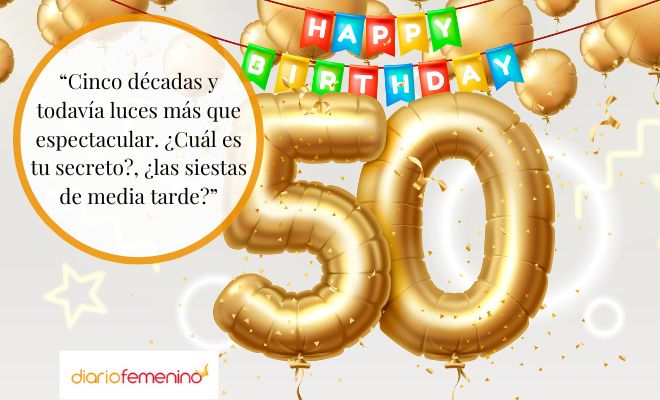 Mensajes para festejar el 50 cumpleaños de tu esposo