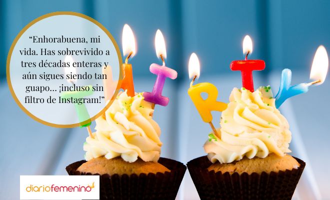 Divertidos deseos de 30 cumpleaños para tu novio