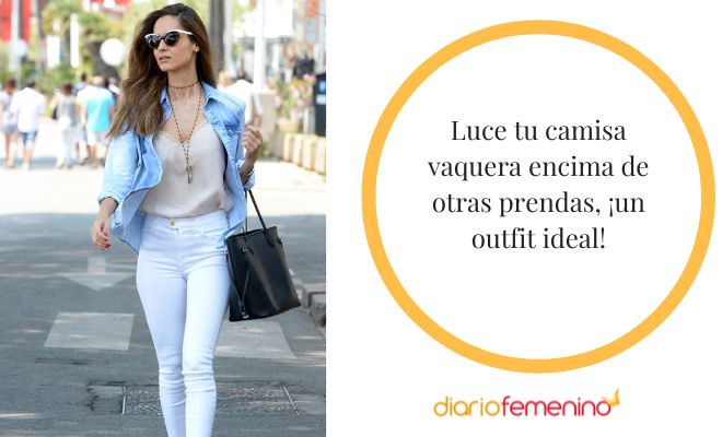 Cómo lucir la camisa vaquera como sobrecamisa