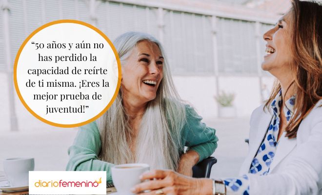 Frases graciosas para mi amiga en su 50 cumpleaños