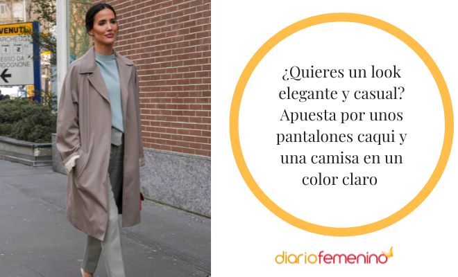 Look de estilo casual y muy elegante