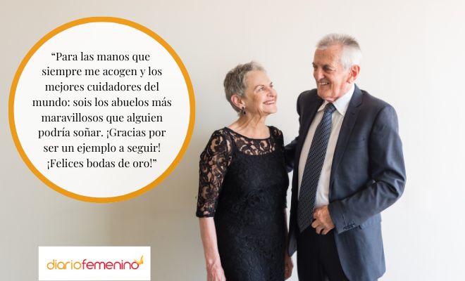 Lindas palabras para las bodas de oro de tus abuelos