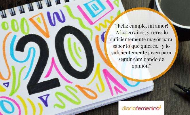 Frases graciosas para el 20 cumpleaños de tu novio