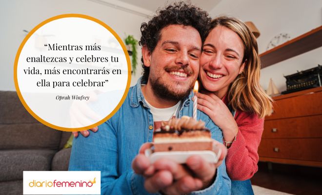 Frases célebres de cumpleaños para tu novio o tu esposo