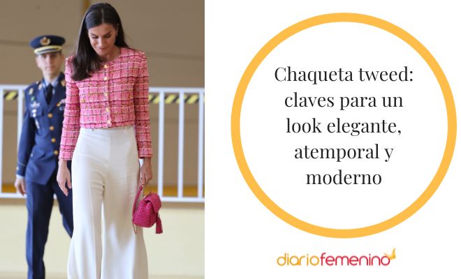 ¿Cómo combinar una chaqueta de tweed?