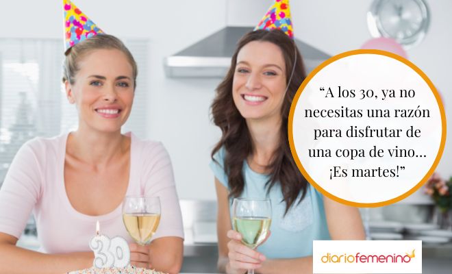 Deseos de cumpleaños para una amiga que cumple 30