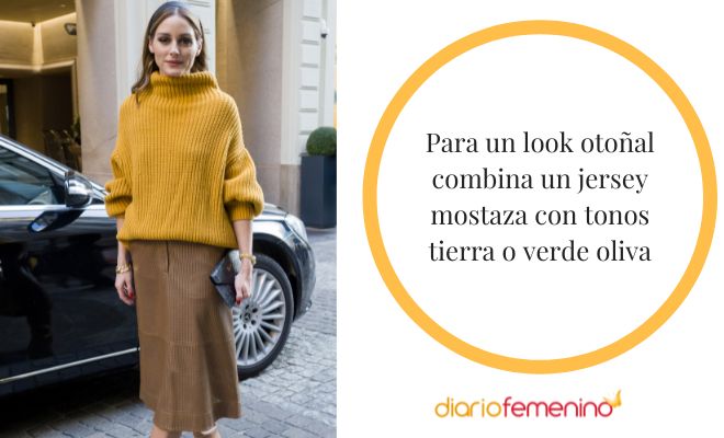 Look otoñal con combinación de colores