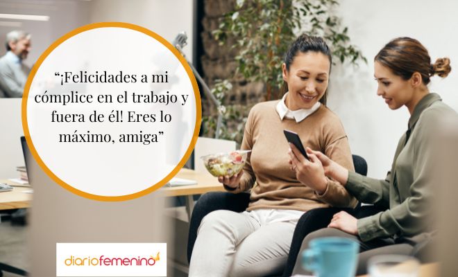 Palabras de cumpleaños para una amiga del trabajo