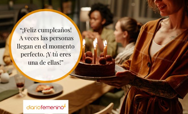 Felicitaciones de cumpleaños para una amiga que conozco desde hace poco tiempo