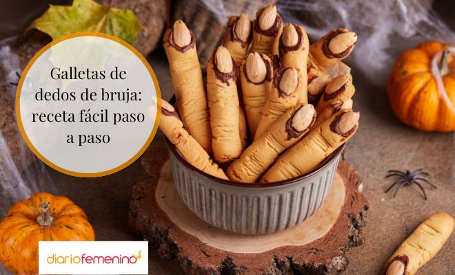 Cómo hacer galletas de dedos de bruja para Halloween