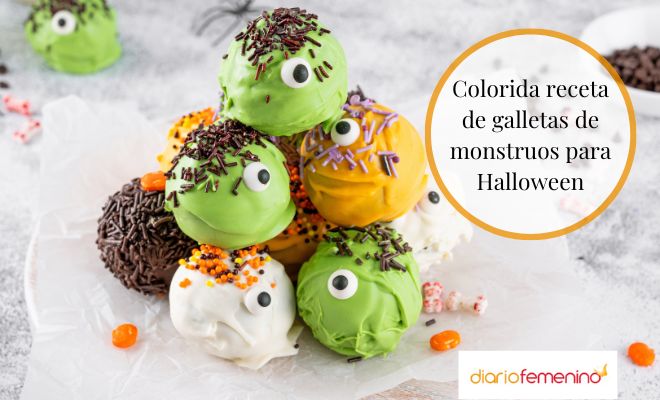 Paso a paso para hacer galletas de monstruos en Halloween