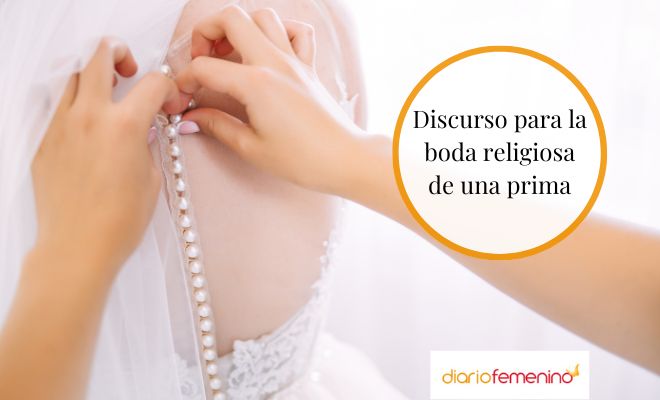 Discurso de boda para una prima que se casa por la iglesia