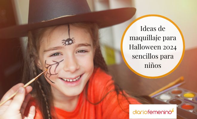 Maquillaje para niños en Halloween 2024