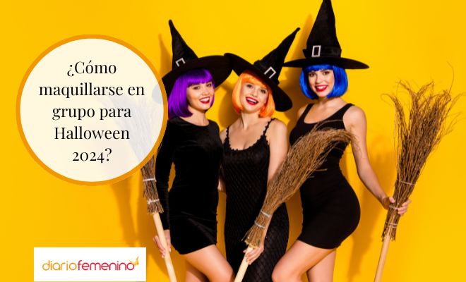 Maquillaje para grupos en Halloween 2024