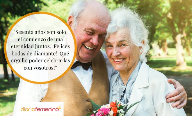 Dedicatorias para una pareja por sus 60 años de casados