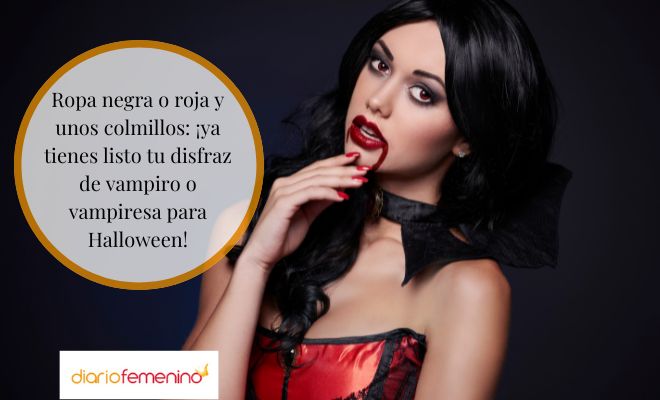 Disfraz de vampiresa sexy para Halloween