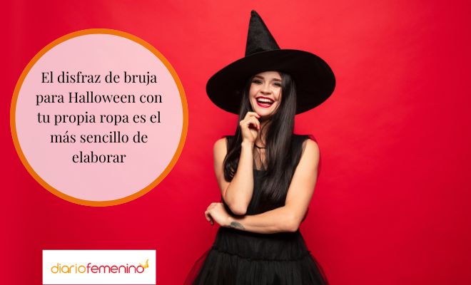 Disfraz de bruja para Halloween