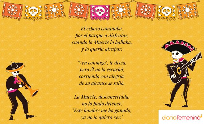 Linda calaverita literaria para mi esposo